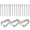 Pen tip gray 15pcs + clip 3pcs