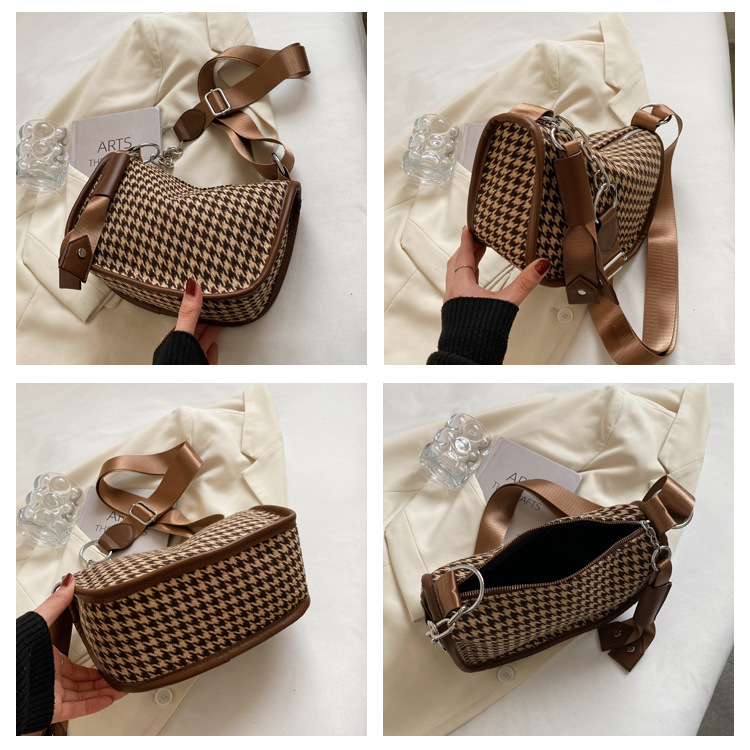 Commuter Shoulder Messenger Bag For Women Small Square Handbag_voghion.com