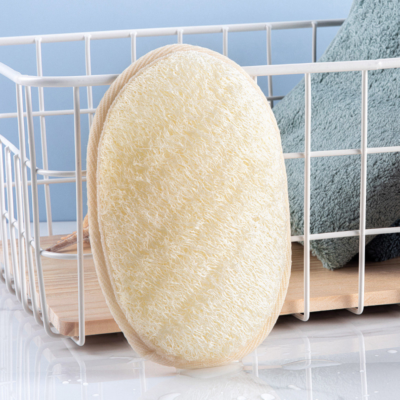 Esponja de esponja natural tira larga Toalla de vuelta viejo tendón seco Loofah Luo Toalla de baño de limpieza de baño de vuelta Toalla de baño transfronteriza