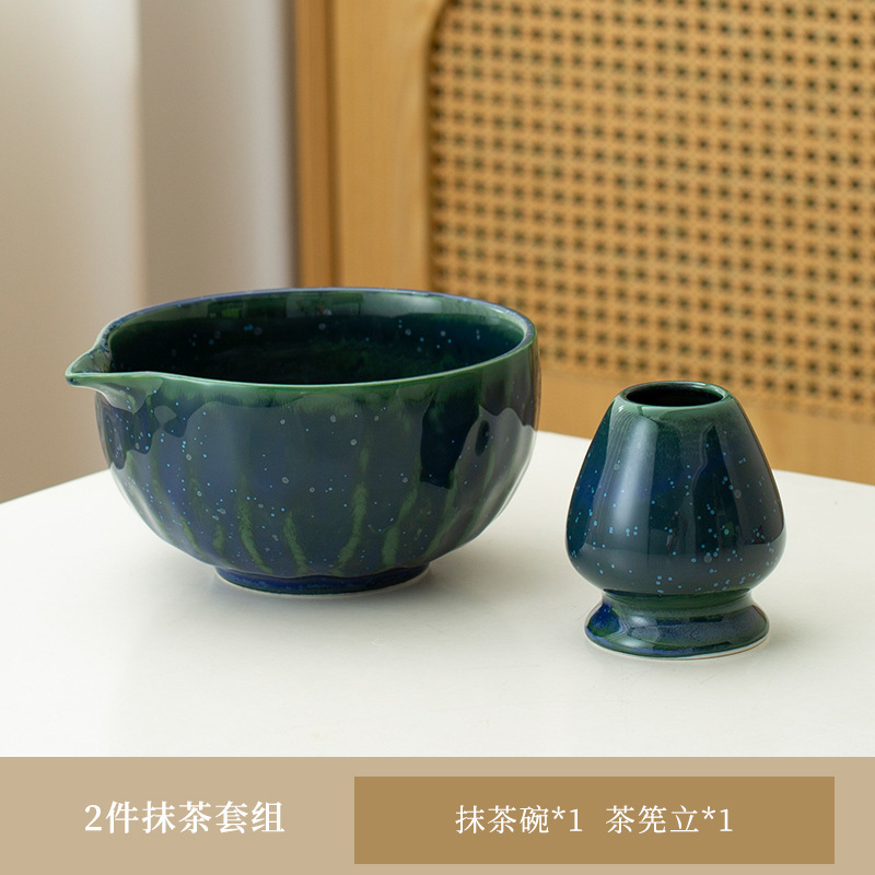 日本クロスボーダー Amazon 抹茶セット セラミック抹茶ボウル 茶筅 立百本立 宋代茶ツール 注ぎ口付き|undefined