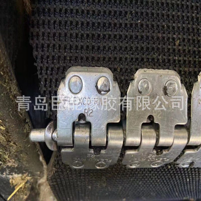 青岛厂家直销滑雪场用输送带防滑粗糙面打扣草坪花纹带