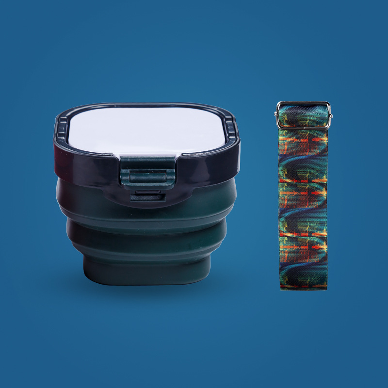 Xiupu cubo plegable arte acuarela herramienta traje multifunción pigmento caja hidratante paleta