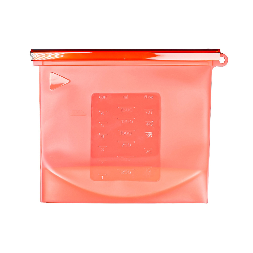Bolsa de Silicona Hermética para Alimentos, Apto para Microondas, para Hogar y Camping