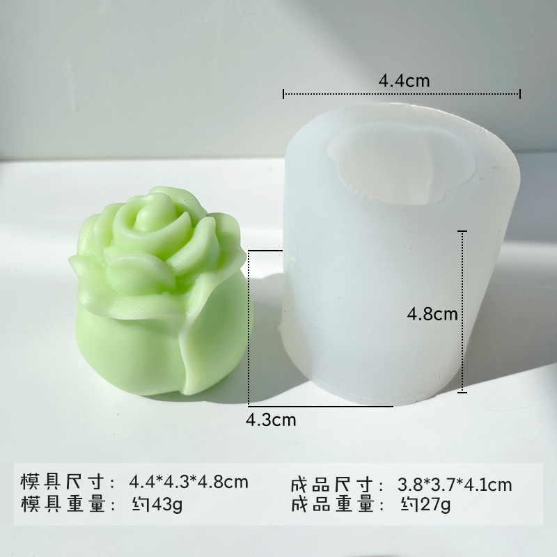 ✅ さまざまな花のシリコンモールド diy チョコレートフォンダンローズフラワー接着剤アロマセラピー石膏キャンドルモールド|undefined