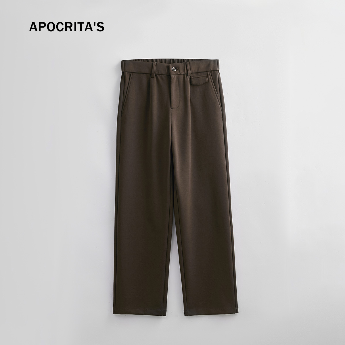 Sin devoluciones ni cambios【Liquidación por tiempo limitado a un precio súper bajo】Pantalones casuales holgados y rectos para hombre APO, para otoño e invierno