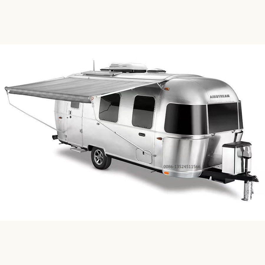 上海拖挂车出口澳大利亚营地车拖挂房车camping travel trailer