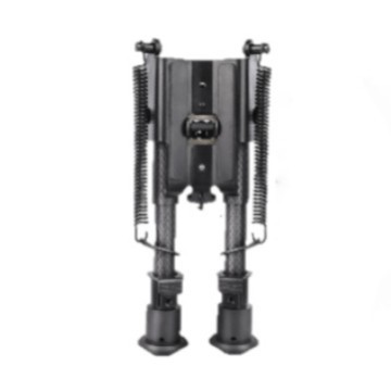 6寸蝴蝶片脚架 可伸缩碳纤维脚架6-9高质量户外战术两脚架