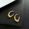 Fashionable earrings stainless steel, European style