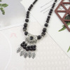 Ethnic accessory, pendant, necklace from pearl, wholesale