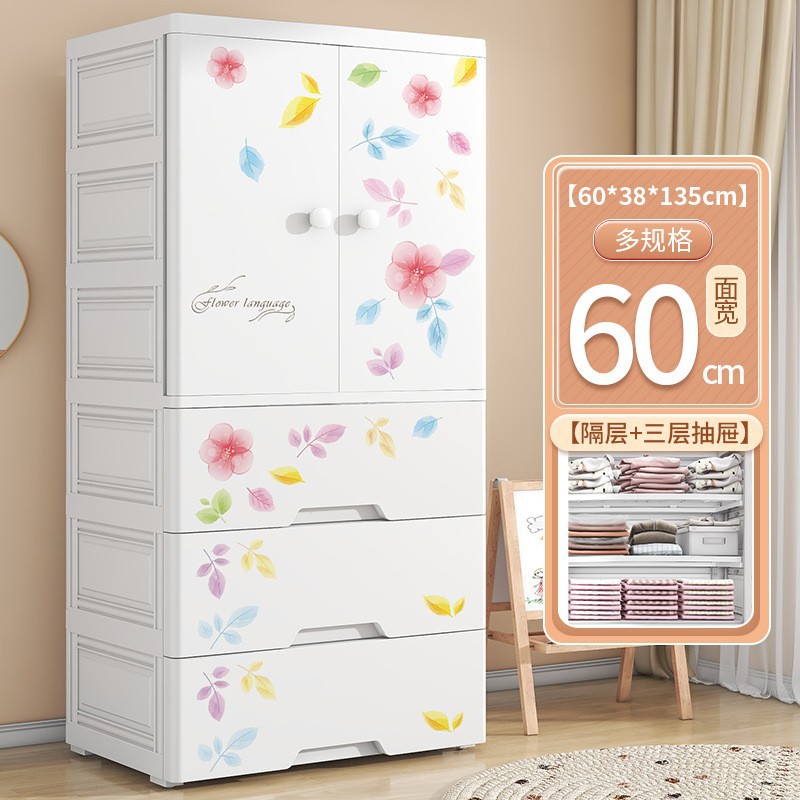 Dormitorio de dos puertas para niños ropa edredón gabinete de almacenamiento tipo cajón para artículos para bebés gabinete de almacenamiento