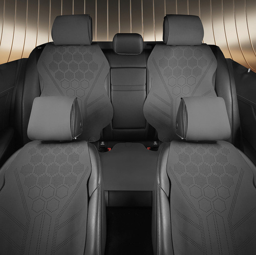 New car seat cushion, universal for all seasons, ultra-thin suede summer half-pack seat cushion, new energy