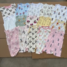外贸童装批发 迪S尼平角爬服 卡通女童男童 婴幼儿