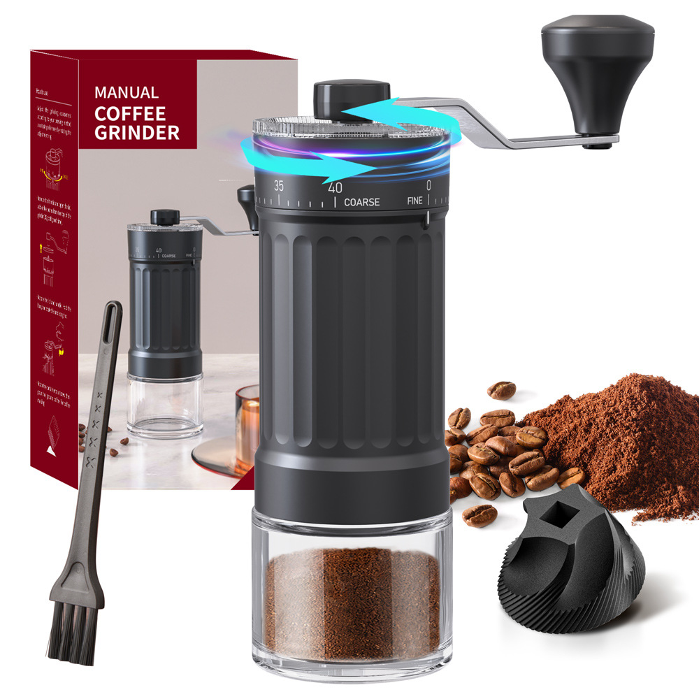Molinillo de granos de cerámica manual molinillo de granos de café transfronterizo explosivo Amazon molinillo de cerámica externa almacén de polvo de vidrio