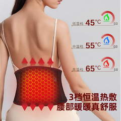 暖宫电加热腰带震动按摩腰部艾草热敷宫寒调理姨妈肚子疼神器充电