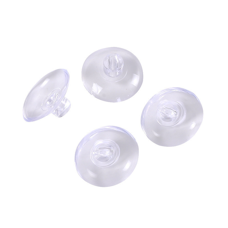 Fábrica directa de bodas, decoración de automóviles de bodas, ventosa de plástico transparente perforada, diámetro de ventosa de 4cm, ventosa grande image 5