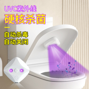 Cross-Border New Toilet Sterilization Lamp Uvc Ultraviolet Portable Mini Disinfection Lamp Household USB Rechargeable Sterilizer