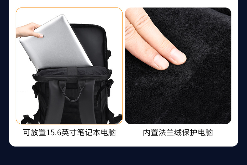 Cross-border functional backpack, men's multi-functional waterproof, lightweight and large-capacity backpack, computer bag, helmet backpack undefined