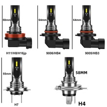 H7led���� 1860 80wǰ���� H4 9005 h8 csp������9006 h11 ǰ�յ�