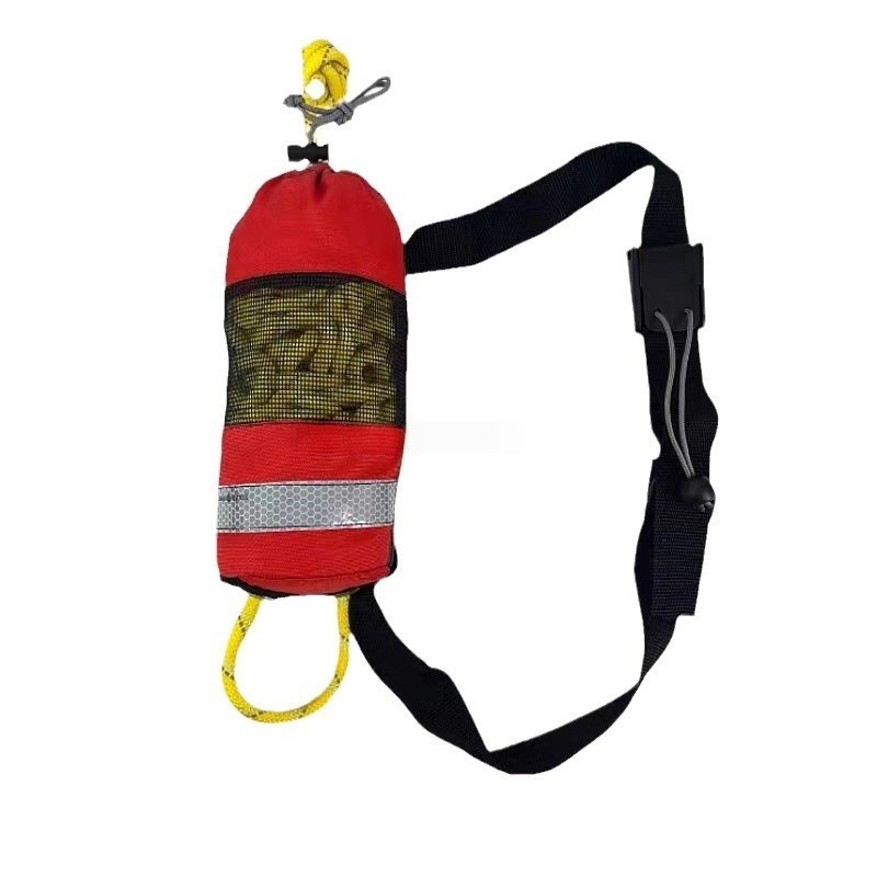 水域救生抛绳包船用反光救援浮索绳户外防汛应急水上漂浮抛投包袋