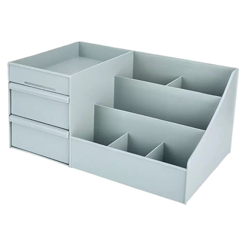 Capacious table cosmetic plastic storage box