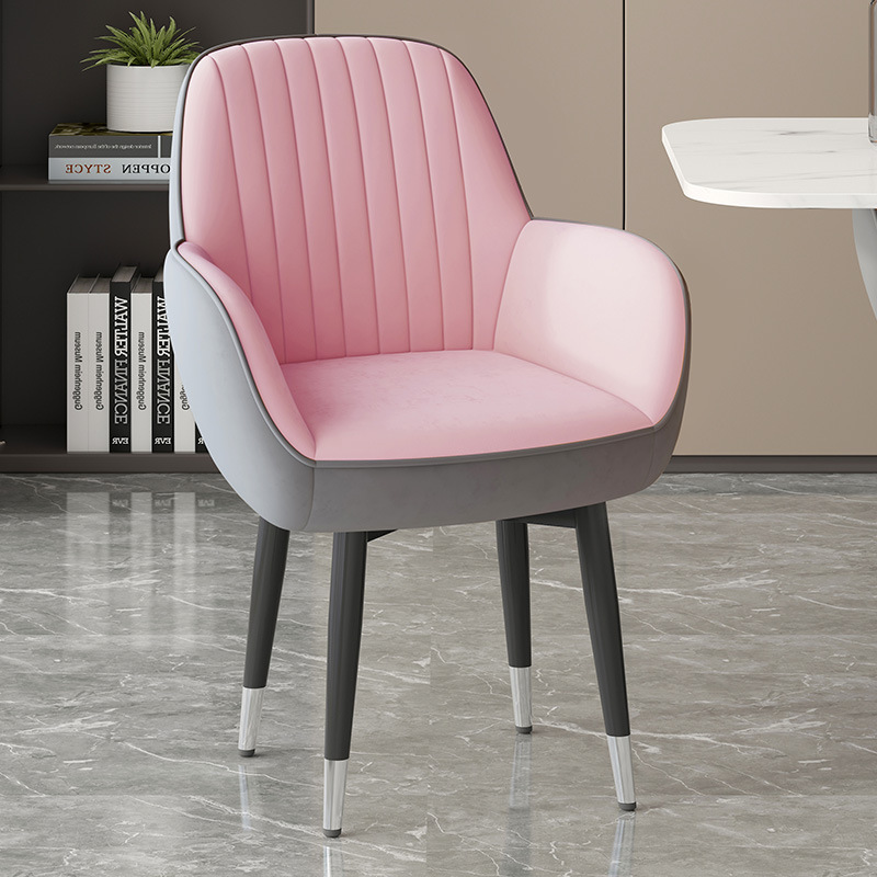 전면 핑크 [벨벳] 블랙 실버 카본 스틸 고정 피트