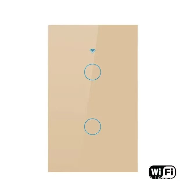 Interruptor Inteligente Táctil Estándar EE.UU. 120 WiFi RF433 de Latón y ABS con Control por App image 16