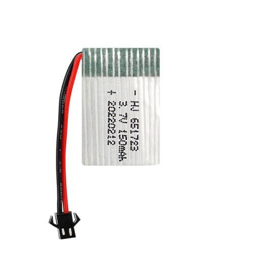 3.7V 150mAh lithium battery 20C high rate H2 H8 aircraft H36 drone 651723 model aircraft battery
