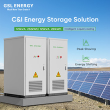 Factory125kw 261kwh Liquid Cooling BESS Battery Manufacturer