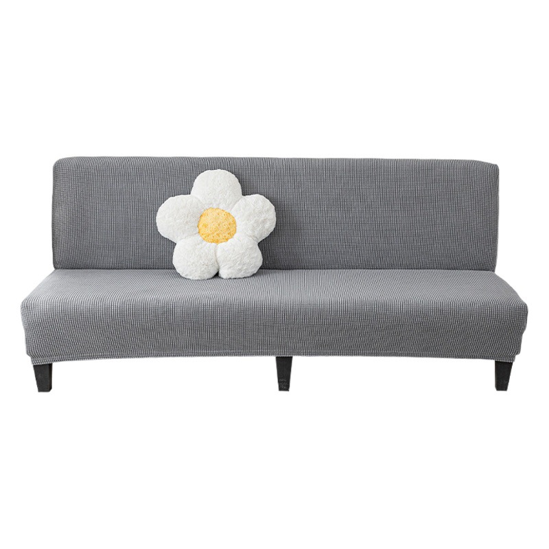 Funda de sofá elástica sin brazos, gruesa, funda completa para sofá cama, tela simple, funda de sofá universal, venta al por mayor