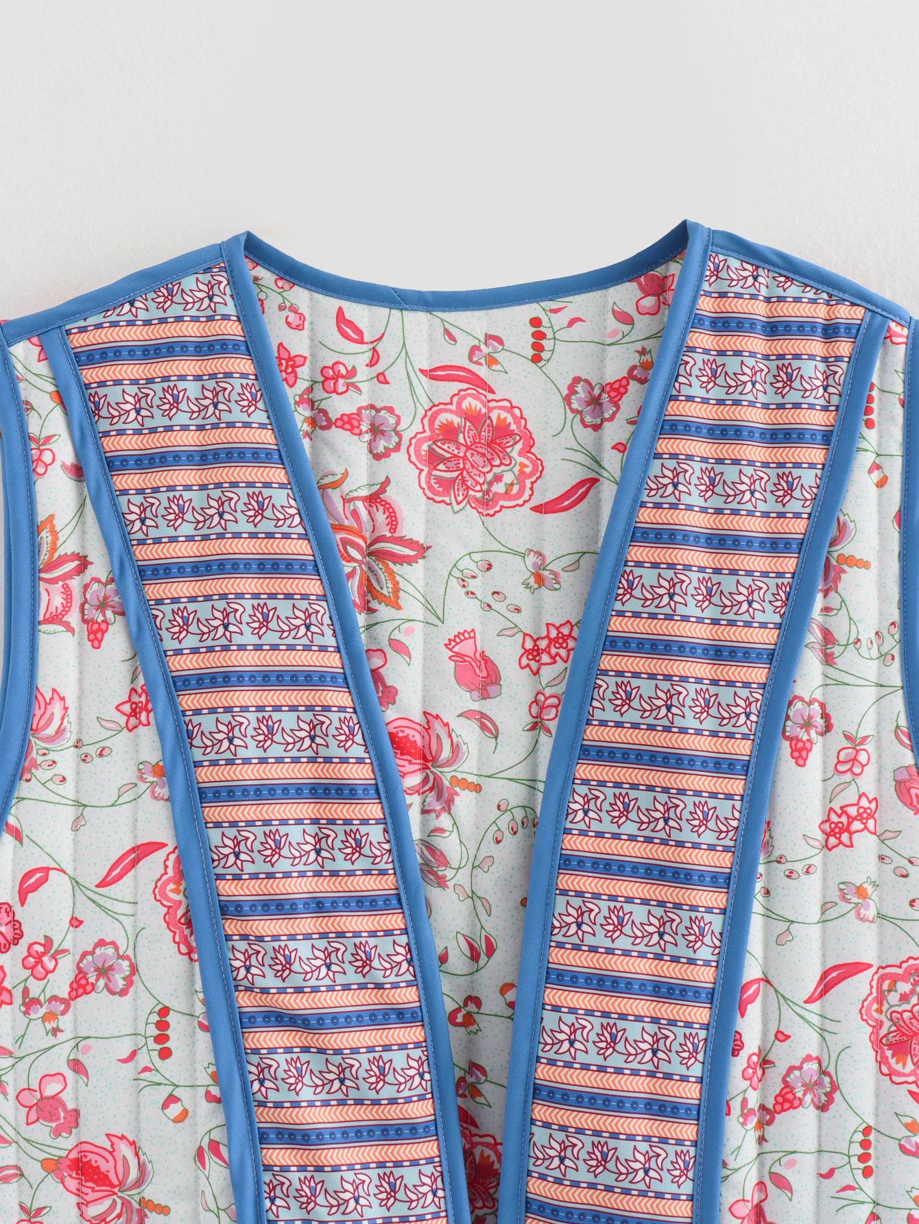 2024 Herfst/Winter Nieuw Product Dames Gepersonaliseerde Dubbelzijdig Bedrukte Katoenen Jas Vest w089 9010_voghion.com