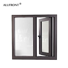 工厂直销隔音铝合金窗双层平开窗玻璃窗