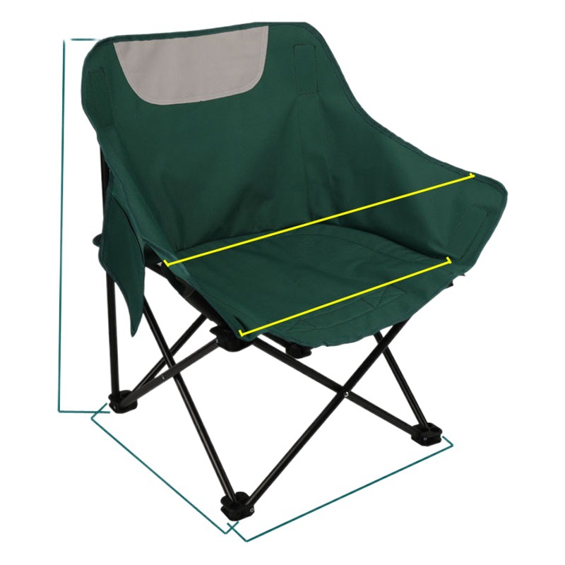 Folding moon chair outdoor folding chair camping folding chair camping picnic outdoor barbecue art Sketch Chair