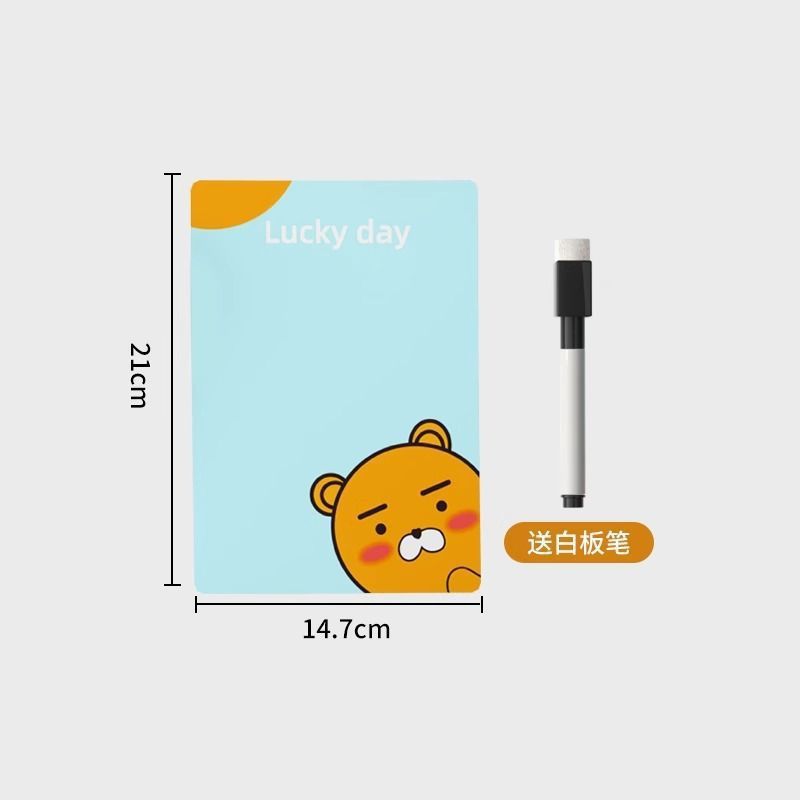 [파란색 자석 메시지판] [무료 화이트보드 펜]