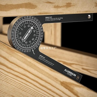 Woodworking Level Protractor 360 Degree Protractor Angle Ruler Saw Table Tool Miter Saw Protractor