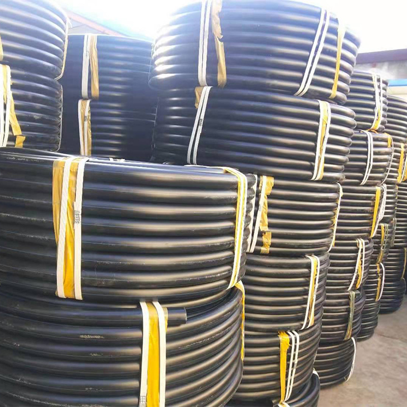 pe给水管75 90 160饮用自来水管道塑料热熔给水管材拖拉牵引顶管