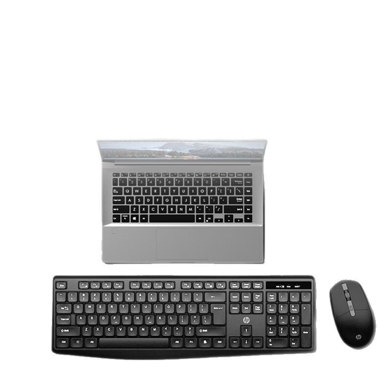 HP CS10L ワイヤレスキーボードマウスセット 静音キーボード オフィスキーボード 104キー フルサイズ