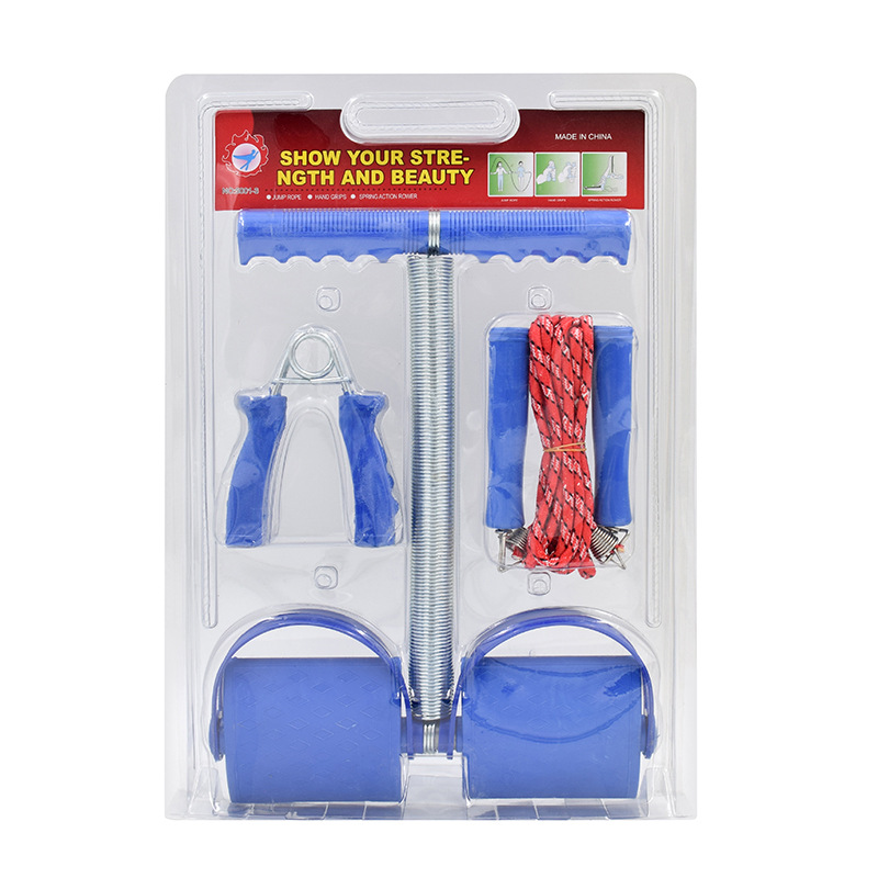 Nuevo tipo de dedo de resorte de agarre de resorte de tensión de salto de cuerda conjunto de equipos deportivos cartera de productos de fitness