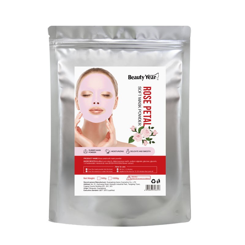 Comercio exterior transfronterizo especial para pétalos de rosa máscara de cristal polvo especial anti-envejecimiento de agua humectante polvo de película suave para salón de belleza image 37