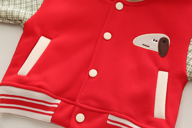 Cappotto da baseball Cappello da bambino Set da due pezzi per ragazze Primavera e Nuovo Autunno Bambini_voghion.com