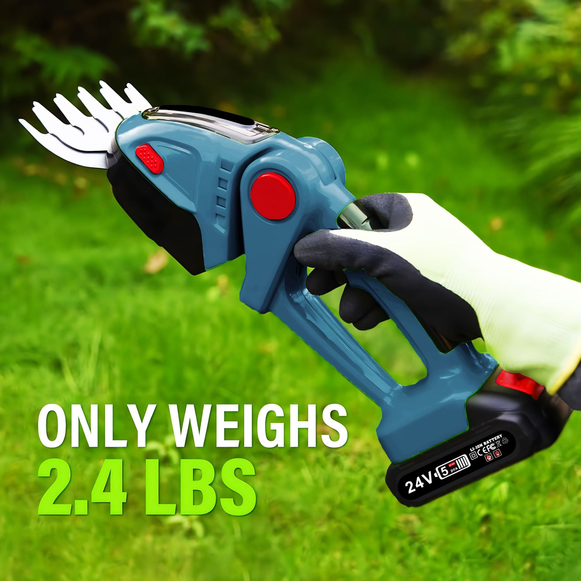 锂电无线篱笆剪充电式修剪机园艺单手电动绿篱机除草草坪剪家E18