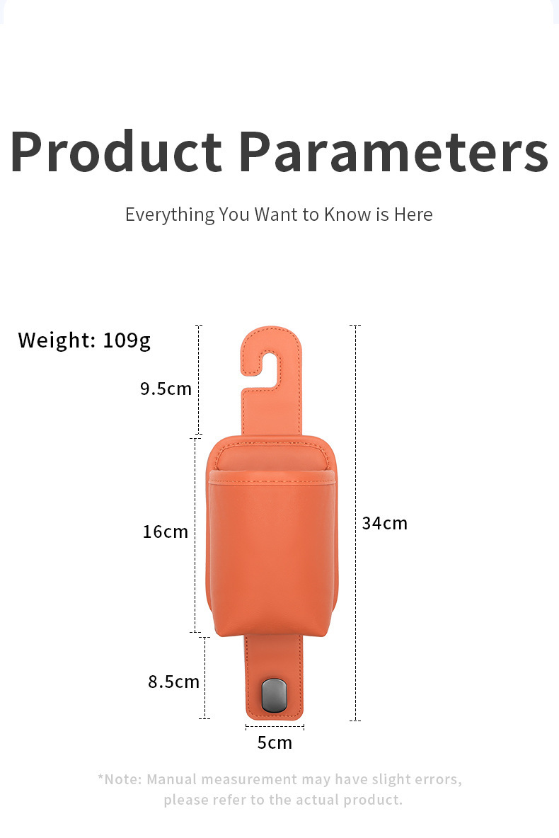 New cross-border car hook for seat back, multifunctional in-car hook, headrest seat back car cup holder