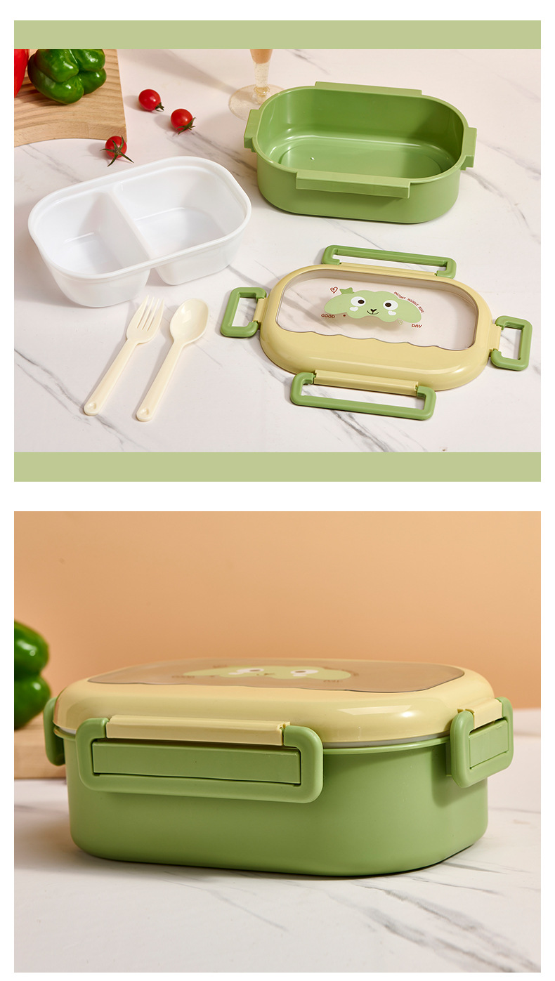 双层分格午餐盒