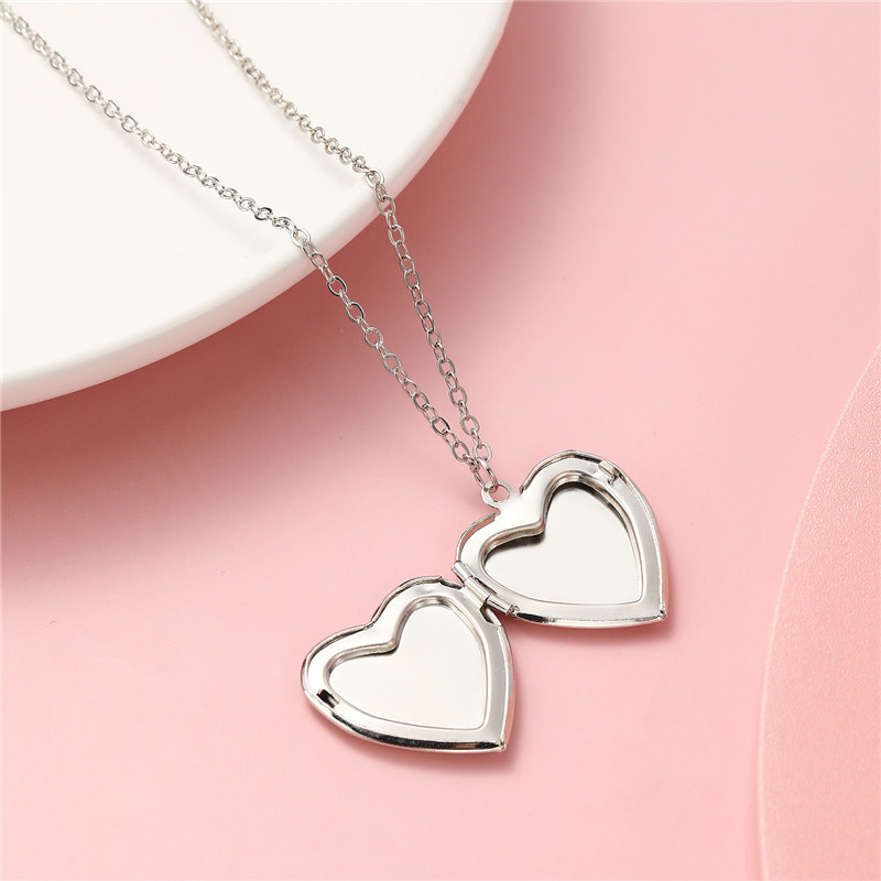 Cute Heart Shape Alloy Kidu0027S Pendant Necklace 1 Piece