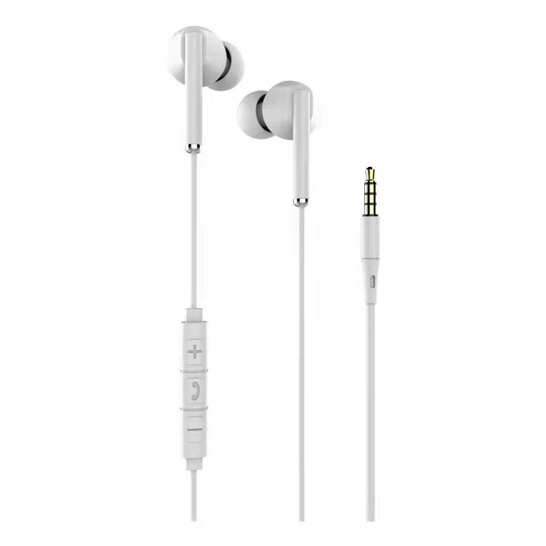 Проводные наушники (Earbarin), чехол-макарон, 3.5 мм, кабель 1.2 м из ПТФЭ с микрофоном и встроенным пультом