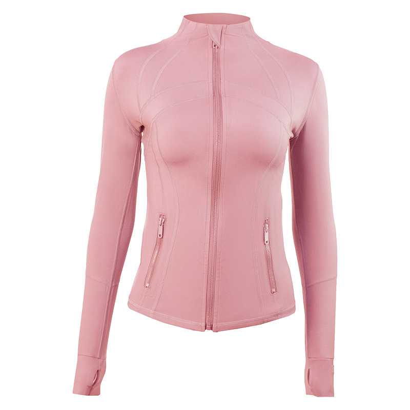 364g Weight Nylon Fabric Type Standing Collar Neckline Lines Pattern Women's Gender Sports Style Women's Sports Lines Nylon Standing Collar Active Tops 10