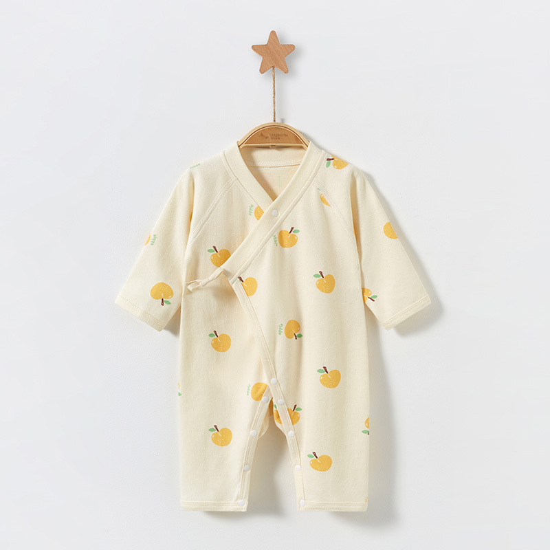 Bebé recién nacido mono Primavera, otoño y verano recién nacido algodón monje pijamas mameluco fino traje niños y niñas ropa de bebé image 7
