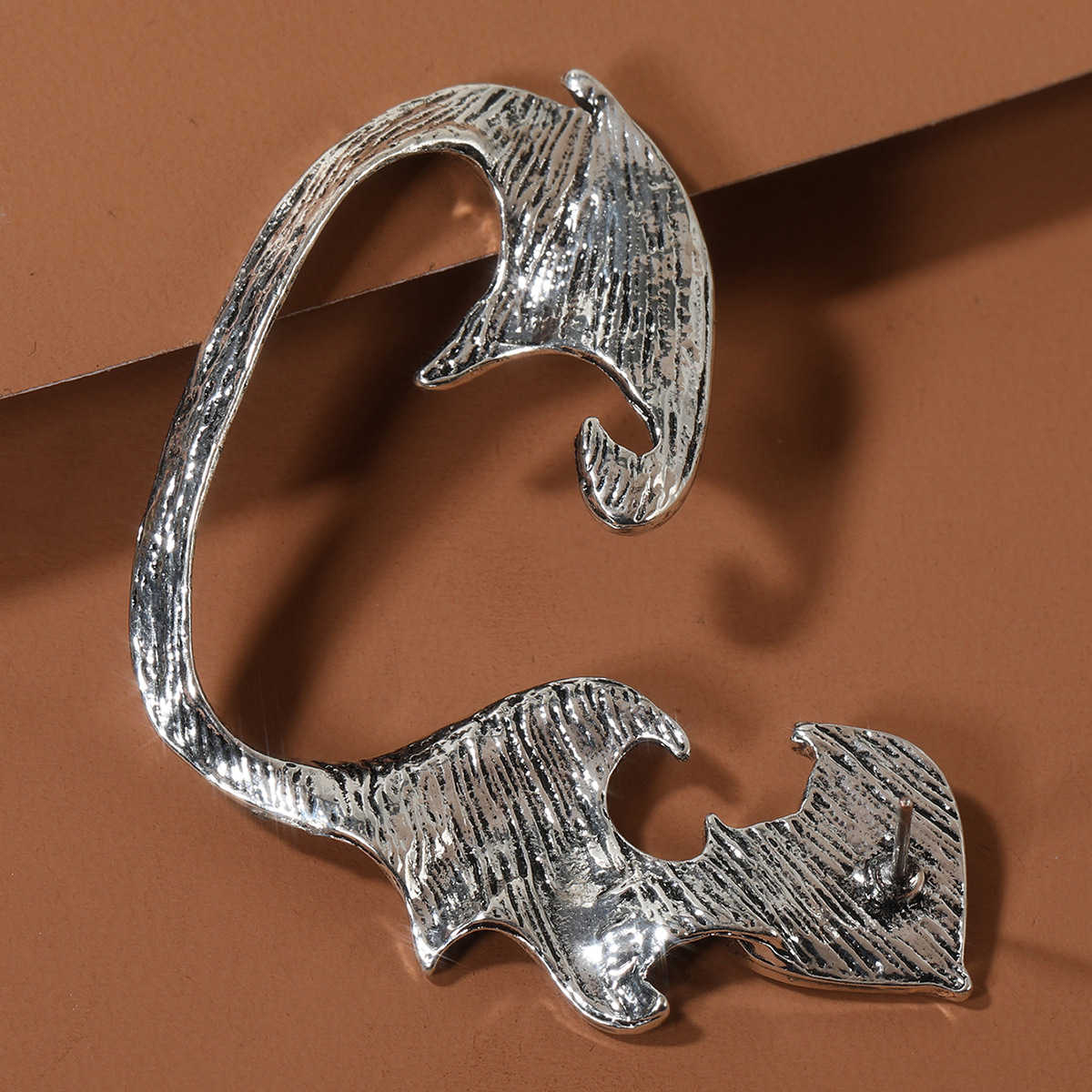 Orecchini gotici retrò con ali da elfo, clip per le orecchie per le donne, stile dark, stile punk, orecchini da diavolo, orecchini a forma di drago, ganci per le orecchie_voghion.com