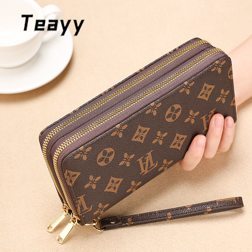 Women's Wallet  New Long Style Girls Wallet Fashion Double-layer Zipper Large Capacity Wallet Wallet Women