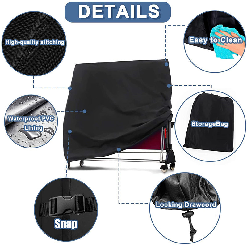 防水防尘乒乓球桌罩防尘罩盖布防水套乒乓球台桌罩防尘罩台子罩套