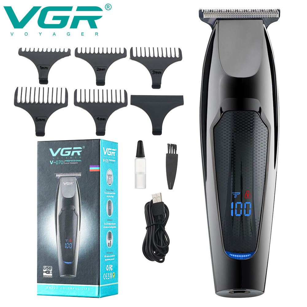 Tagliacapelli professionale da uomo con display digitale LCD, funzioni di styling e incisione, per uso domestico._voghion.com